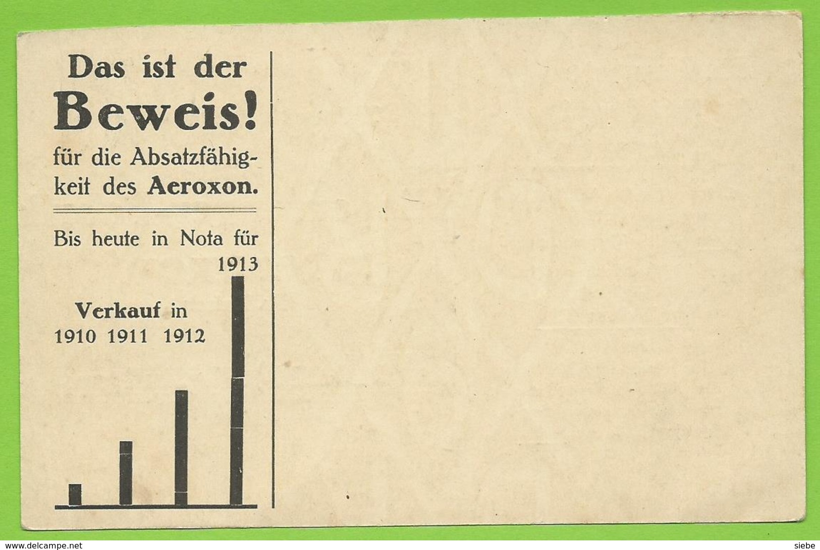 Publibel 2074 - 2Fr - Attrape Mouche Aeroxon + Repiqué Allemagne 1913 - Attrape Mouche Au Miel - Autres & Non Classés