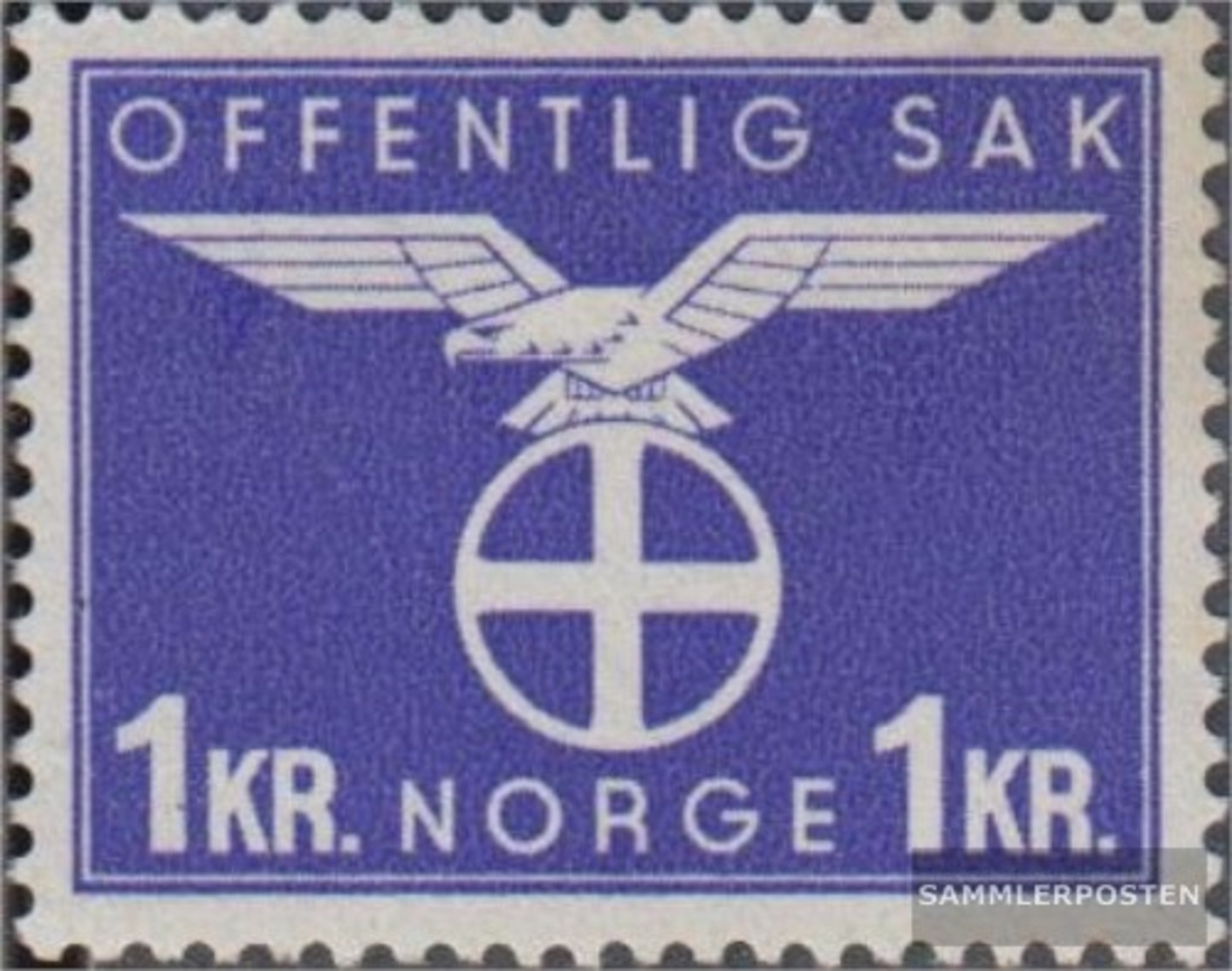 Norvegia D54 MNH 1942 Sonnenkreuz - Nuovi