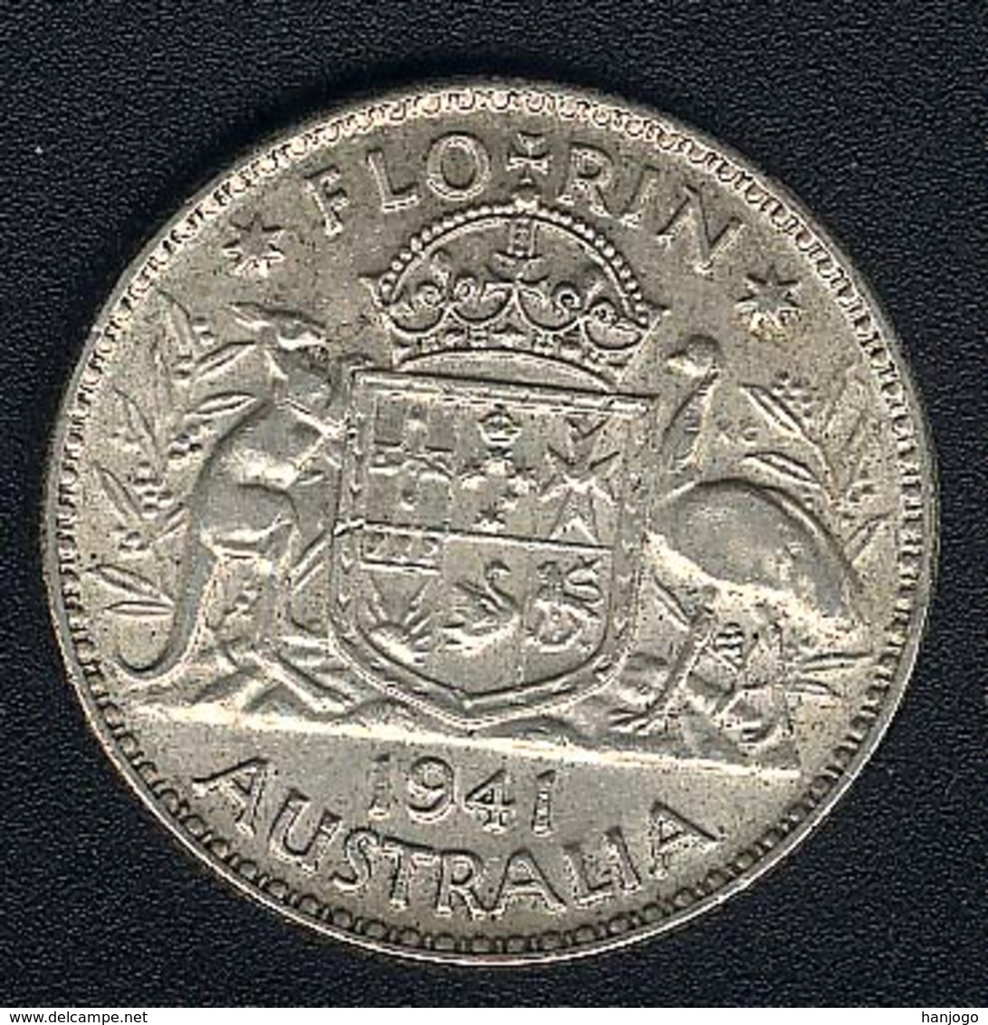 Australien, Florin 1941, Silber - Shilling