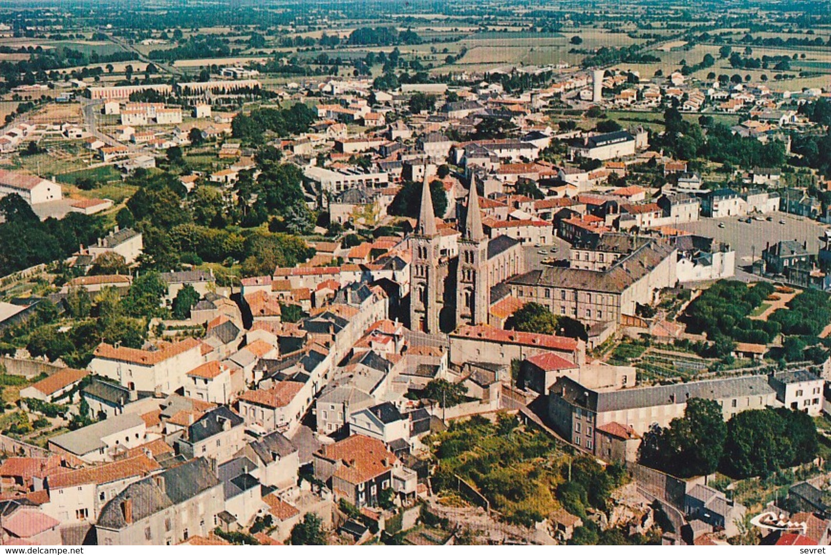 MAULEON. - Vue Aérienne. CPM - Mauleon