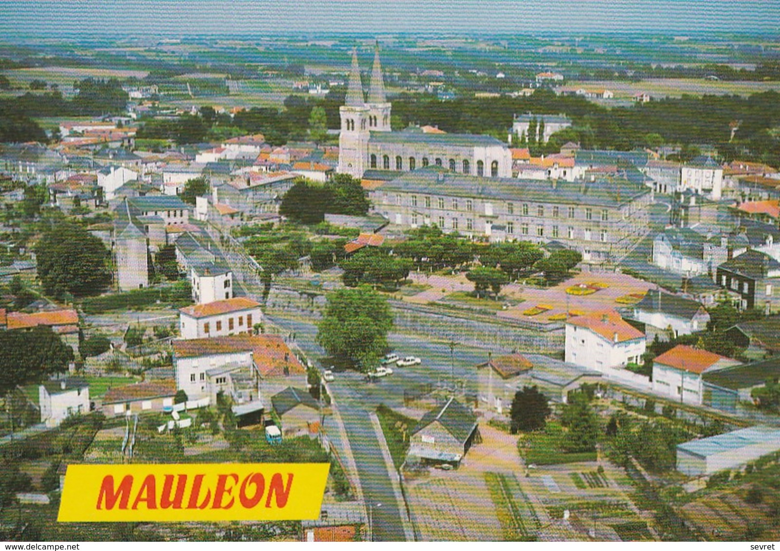 MAULEON. - Vue Aérienne. CPM - Mauleon