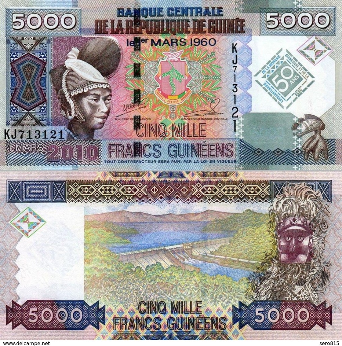 GUINEA - GUINEE 5000 Francs 2010 Banknote Pick 44 UNC  (14457 - Sonstige – Afrika