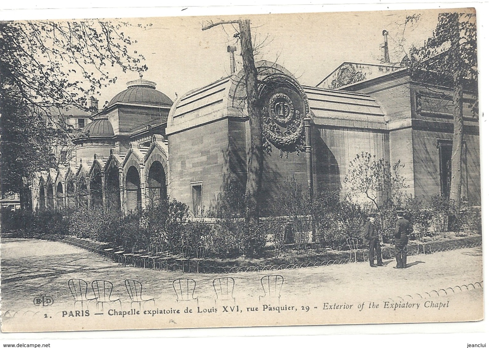 PARIS  CHAPELLE EXPIRATOIRE DE LOUIS XVI . 29 RUE PASQUIER. CARTE NON ECRITE - Autres & Non Classés