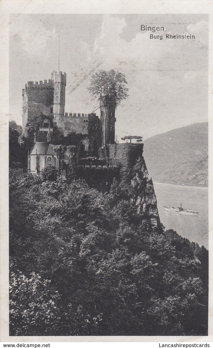 Postcard Bingen Burg Rheinstein My Ref  B13492 - Bingen