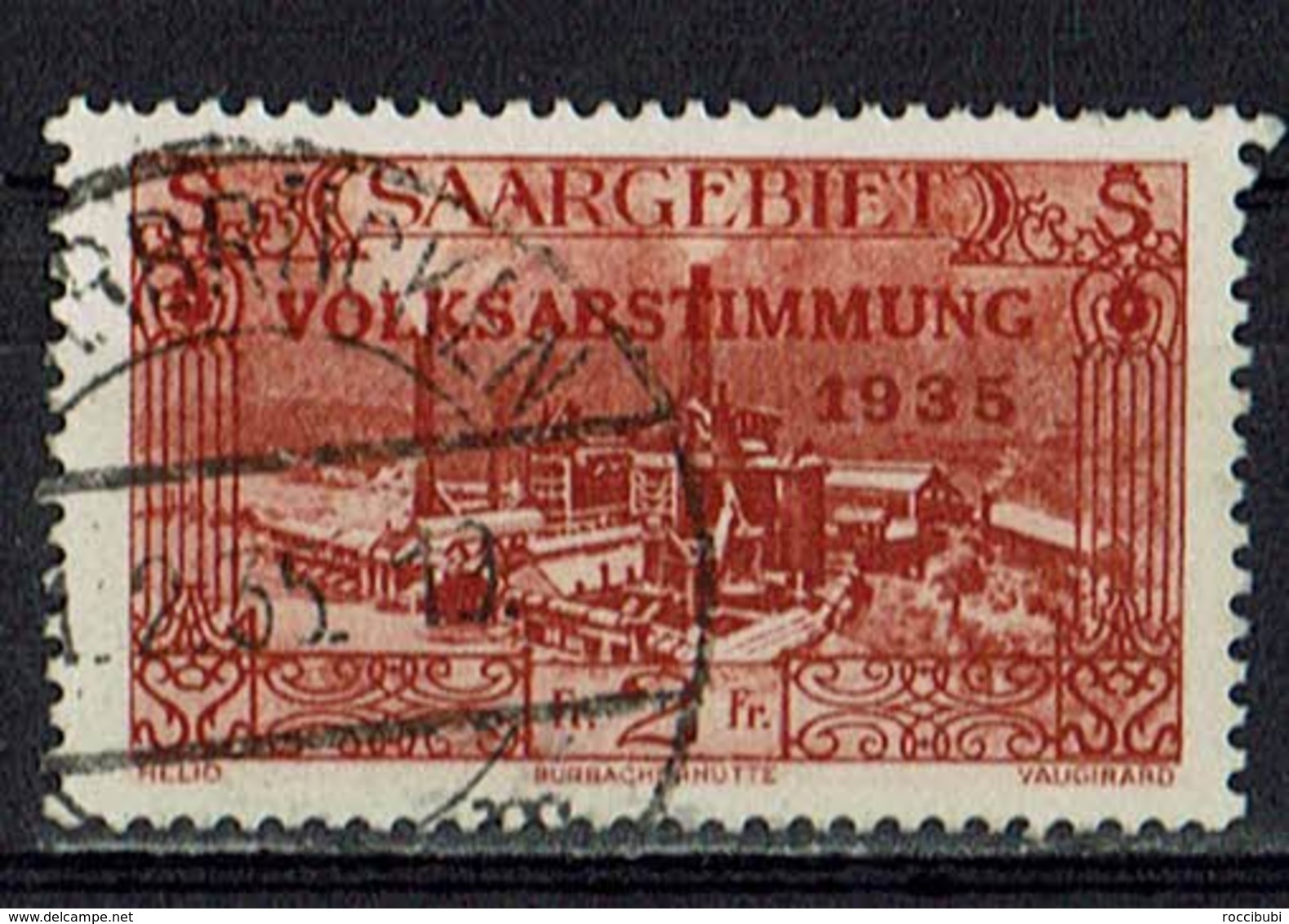 100.077 // Saargebiet 1934 // Mi. 191 O - Gebraucht