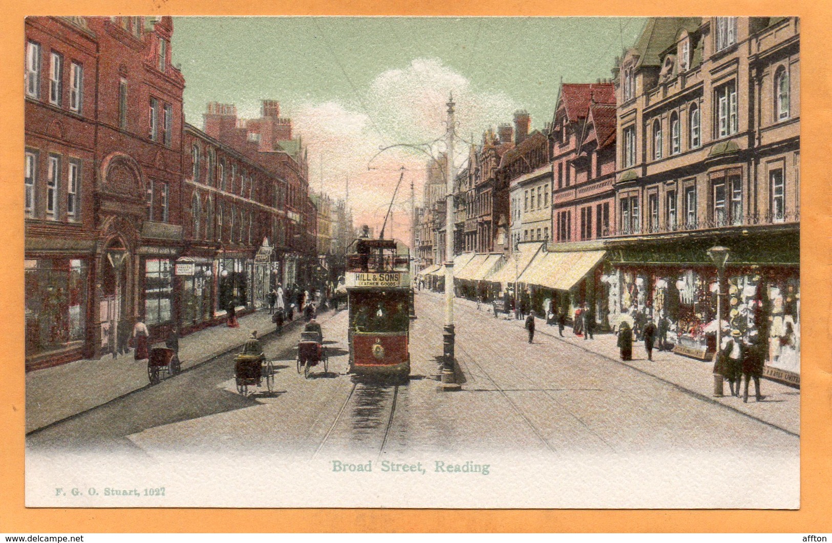 Reading UK 1906 Postcard - Reading