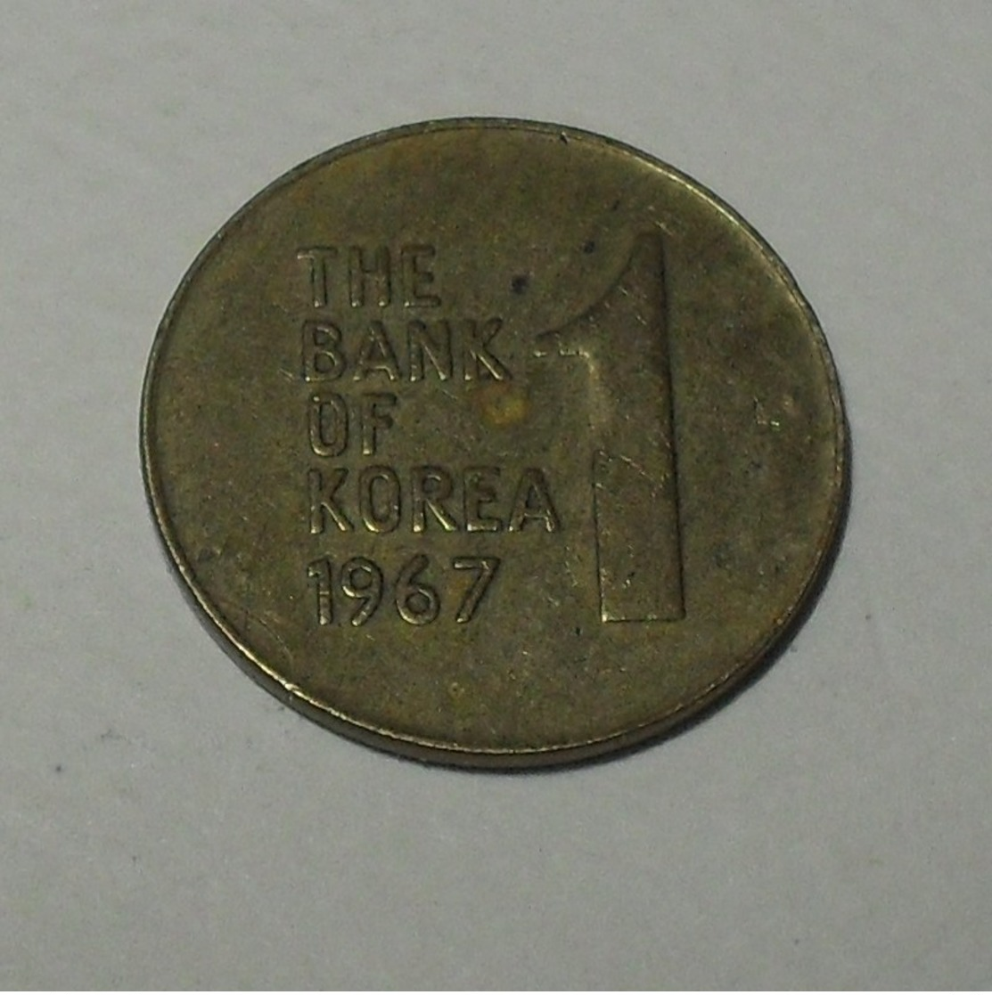 1967 - Corée Du Sud - Korea South - 1 WON - KM 4 - Korea (Zuid)