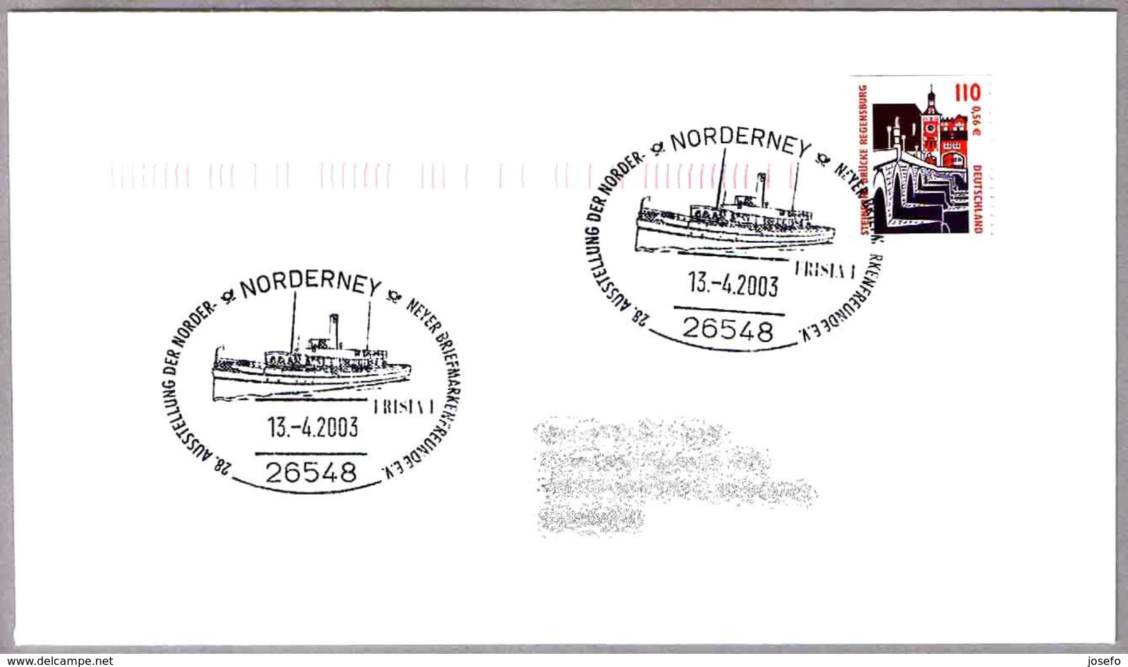 Barco TRISTAN - Ship. Norderney 2003 - Barcos