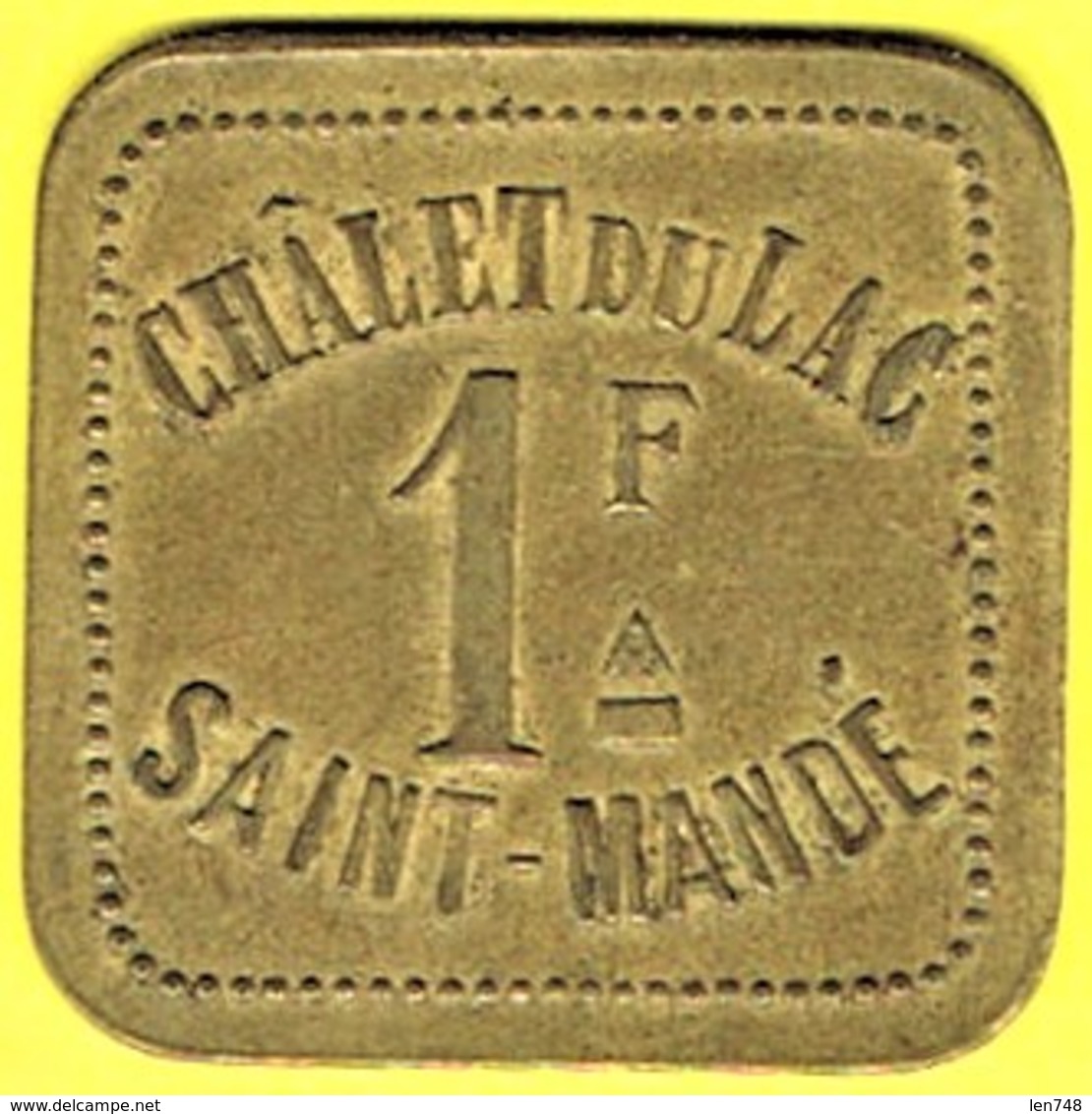 Nécessité - Jeton De Bal - CHALET DU LAC à SAINT-MANDE (94) - Notgeld