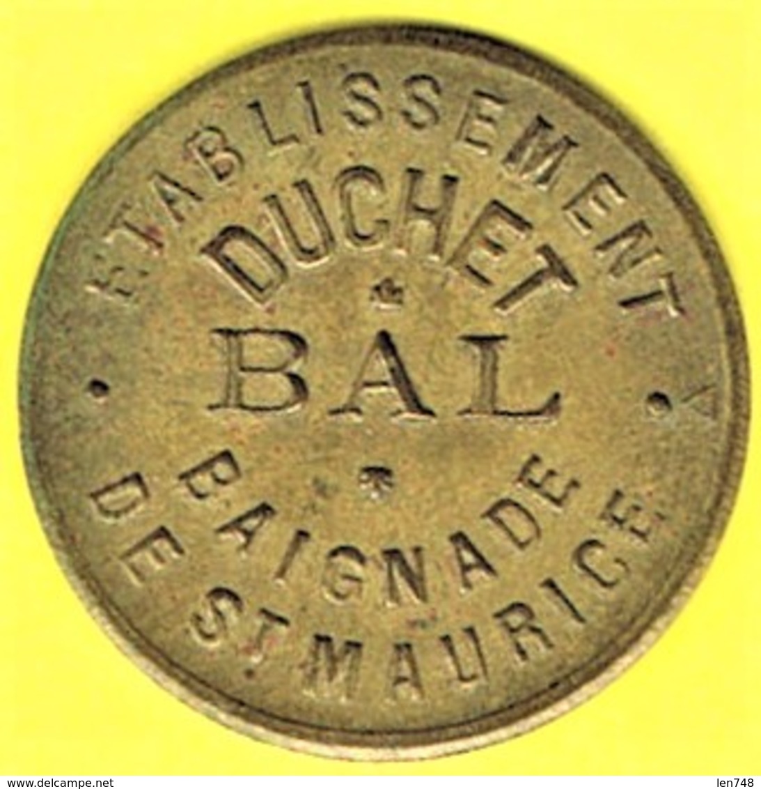 Nécessité - Jeton De Bal - DUCHET à SAINT-MAURICE (94) - Monedas / De Necesidad