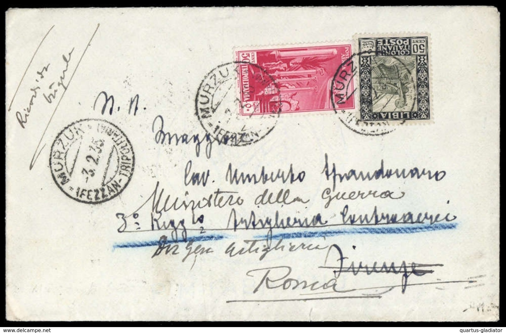 1924, Italienisch-Libyen, 60 A U.a., Brief - Sonstige & Ohne Zuordnung