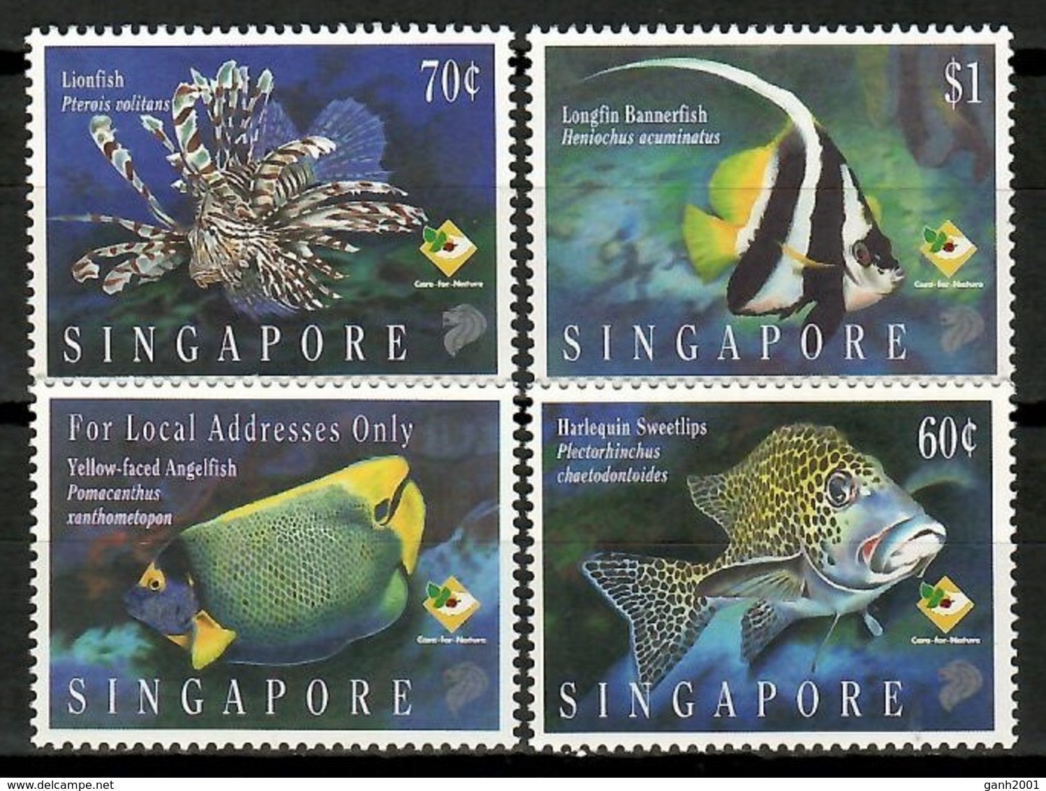Singapore 1995  / Fish Fishes MNH Peces Poissons Fische / Cu13825  4-23 - Vissen