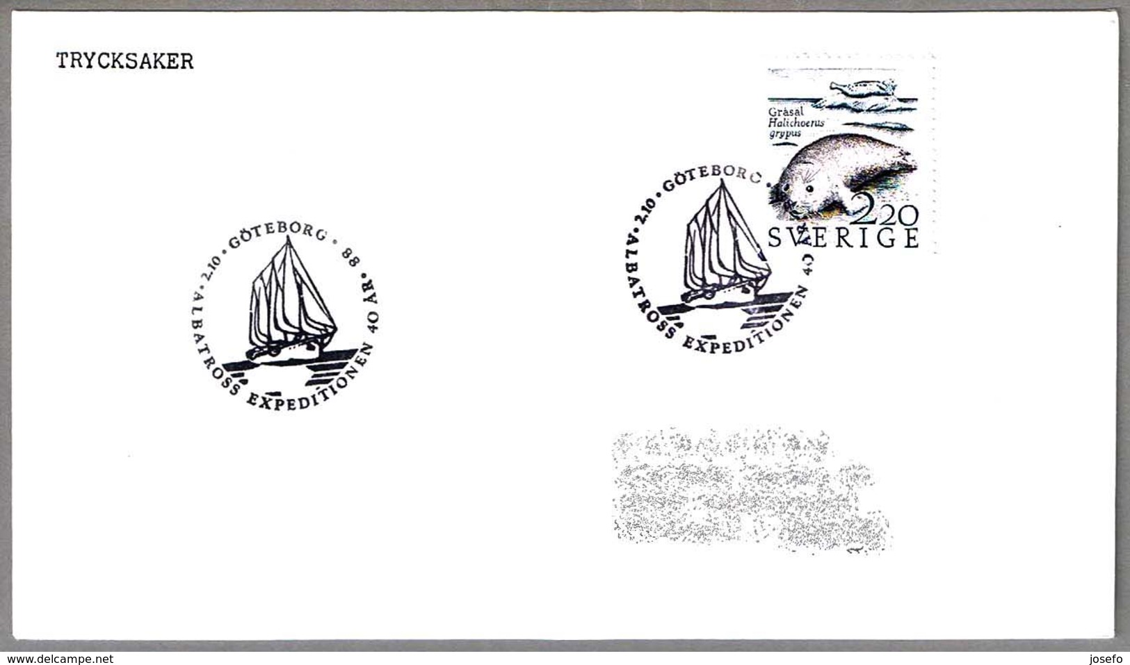 Expedicion Oceanografica ALBATROSS (1947-48) - Oceanographic Expedition. Goteborg, Suecia, 1988 - Barcos