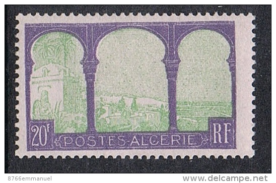 ALGERIE N°85b N* Variété Arbre Coupé RARE - Neufs