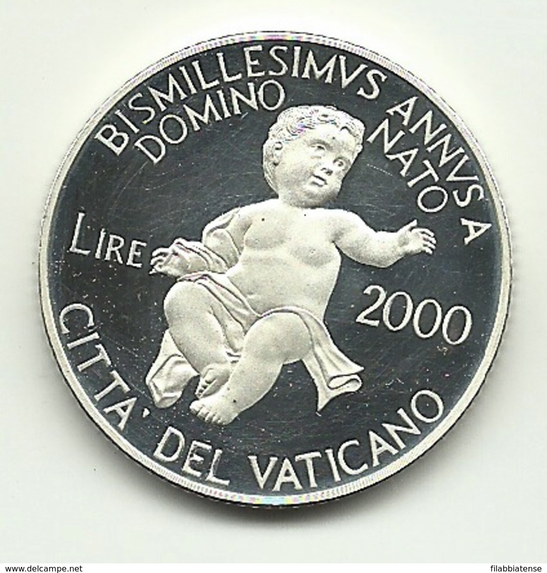 2000 - Vaticano 2.000 Lire Argento - Bimillenario Nascita Gesù  ----- - Vaticano