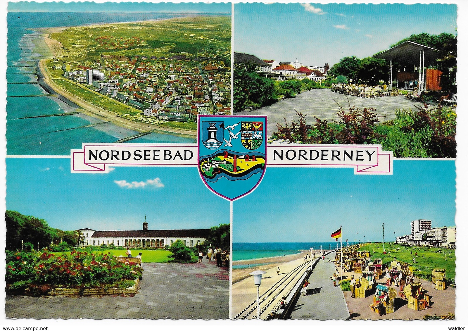 2982  NORDSEEBAD NORDERNEY  -  MEHRBILD   1964 - Norderney
