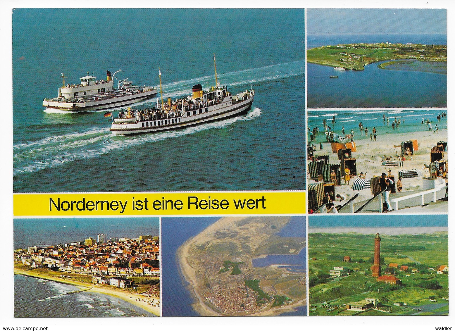 2982  NORDSEEBAD NORDERNEY  -  MEHRBILD   1985 - Norderney