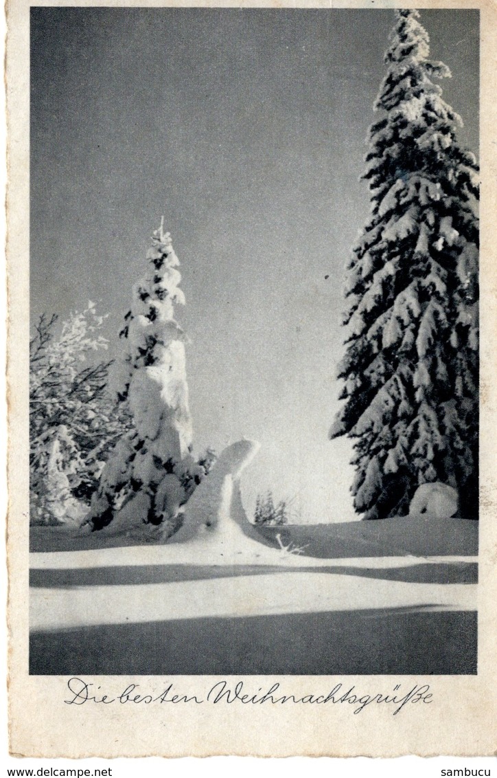 Die Besten Weihnachtsgrüße Winterlandschaft 1941 Feldpost - Sonstige & Ohne Zuordnung