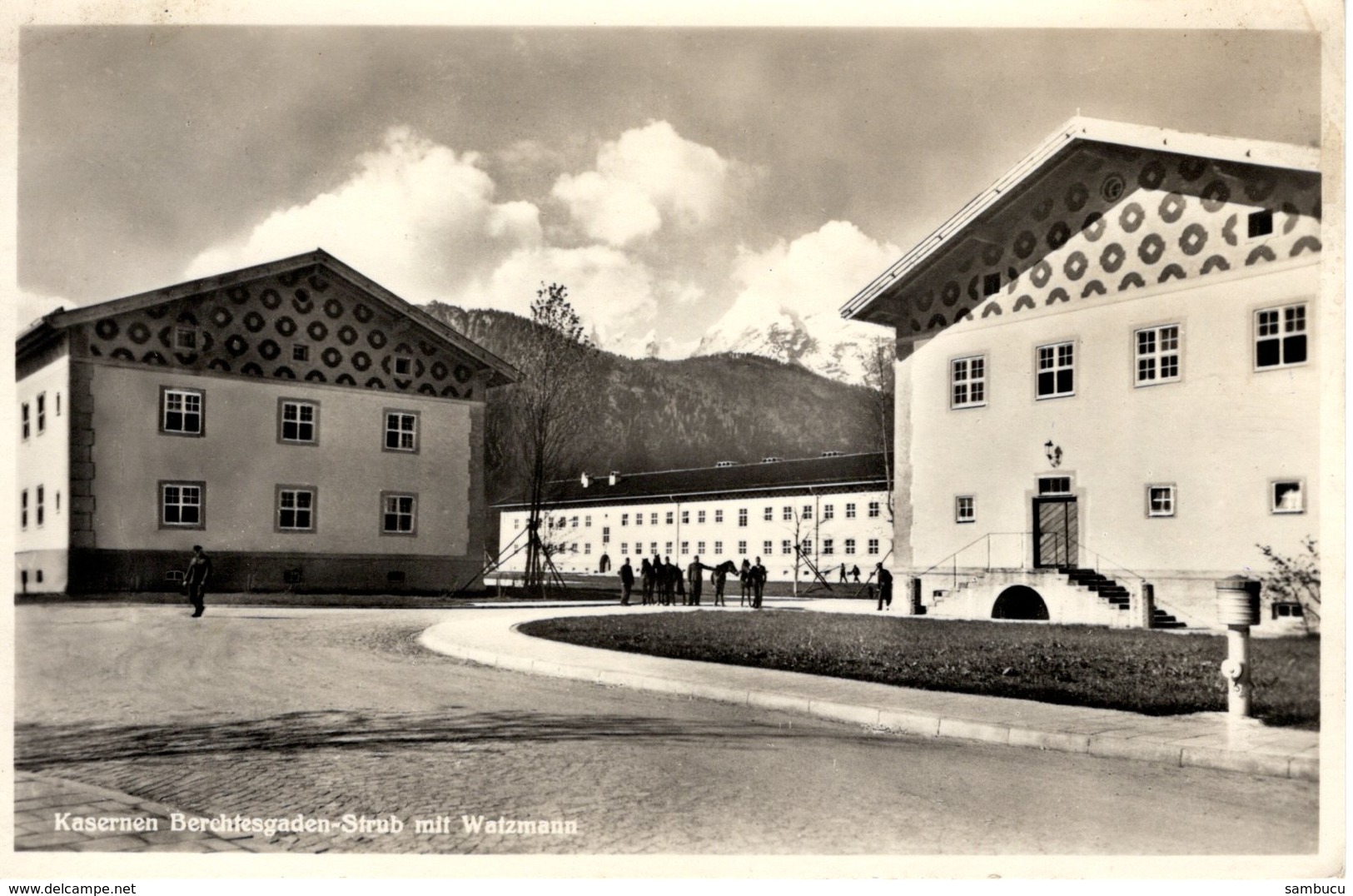 Kasernen Berchtesgaden - Strub Mit Watzmann 1942 Feldpost - Berchtesgaden