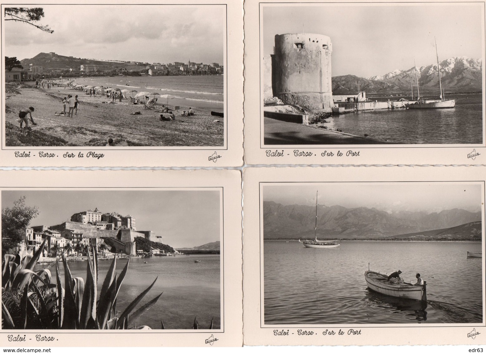 [20] [2B] Haute Corse > Calvi Lot De 4 Cartes - Calvi