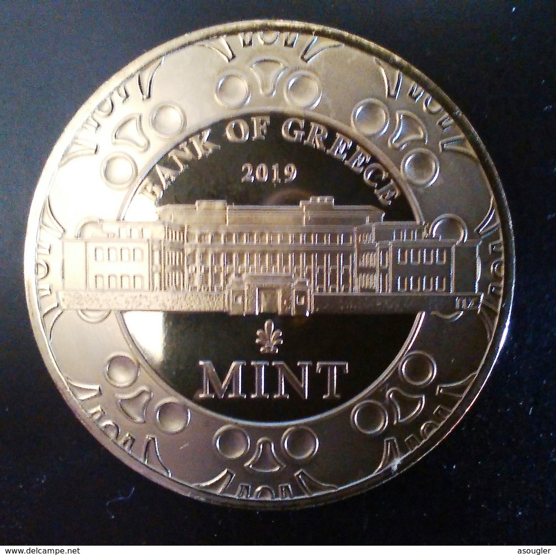 Greece Official Medal World Money Fair 2019 Proof - Third Participation (free Shipping Via Registered Air Mail) - Royaux / De Noblesse