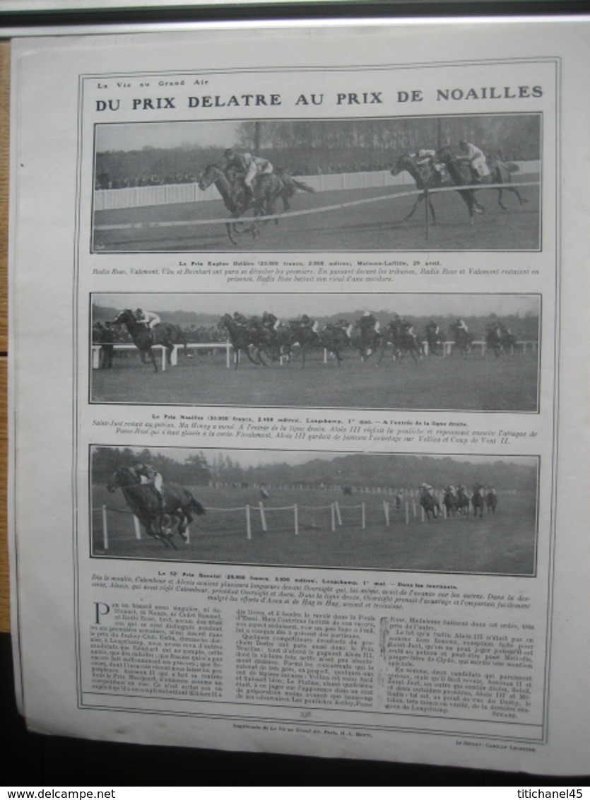 1910 AVIATION :Louis PAULHAN - Graham WHITE : LONDRES-MANCHESTER - Destruction du ZEPPELIN - Cyclisme : PARIS-BRUXELLES