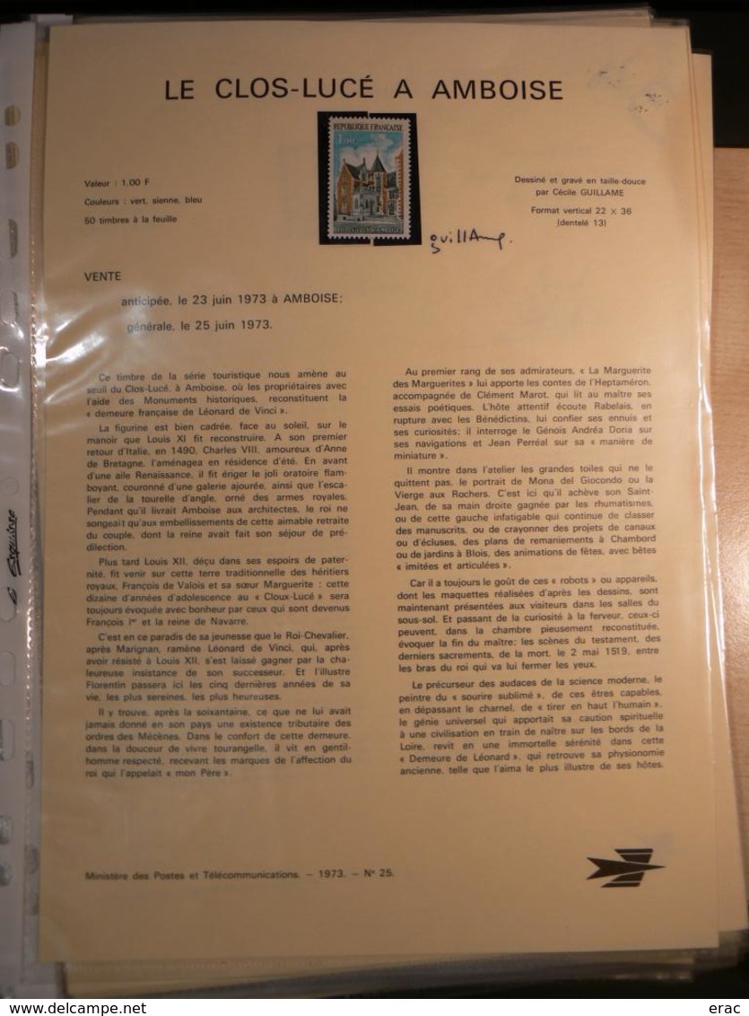 France - 70 documents de La Poste signés par graveurs, dessinateurs (Béquet, Pheulpin, Bétemps, Gandon, Combet etc)