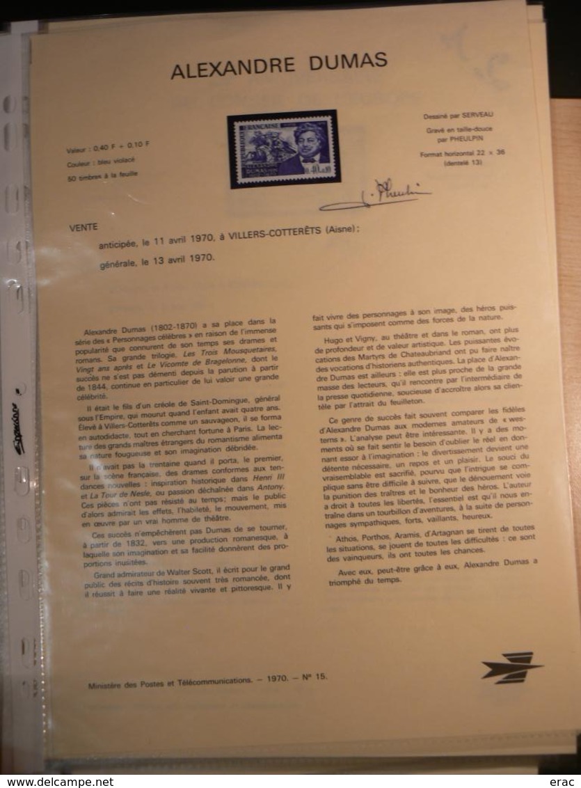 France - 70 documents de La Poste signés par graveurs, dessinateurs (Béquet, Pheulpin, Bétemps, Gandon, Combet etc)