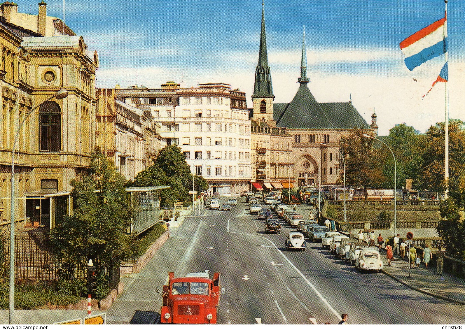 LUXEMBOURG Luxembourg-Ville Boulevard Roosevelt, Place De La Constitution Et Cathédrale - Luxembourg - Ville