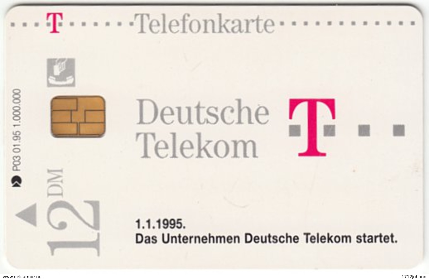 GERMANY P-Serie B-079 - 03 01.95 (5502) - Used - P & PD-Reeksen : Loket Van D. Telekom