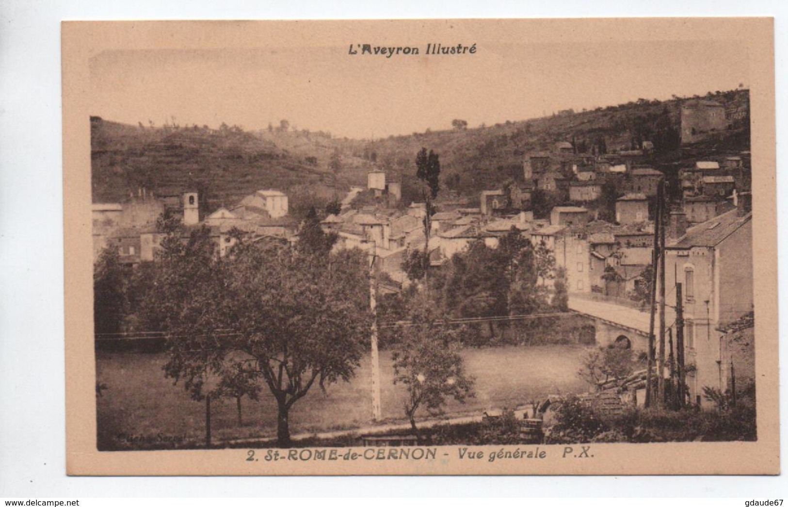 SAINT ROME DE CERNON (12) - VUE GENERALE - Autres & Non Classés