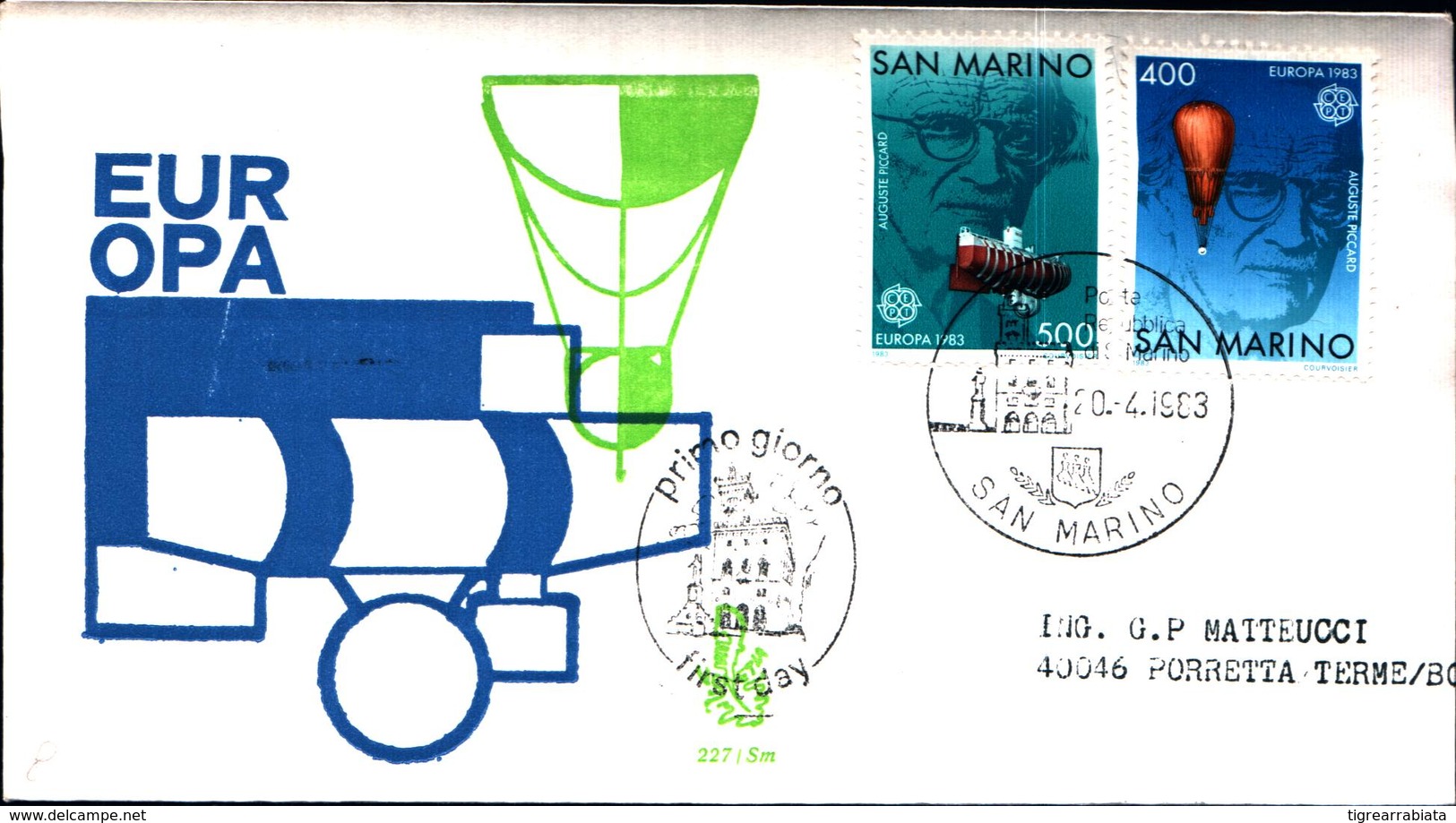 12842a)F.D.C.SERIE COMPLETA SAN MARINO   20-4-63 - FDC