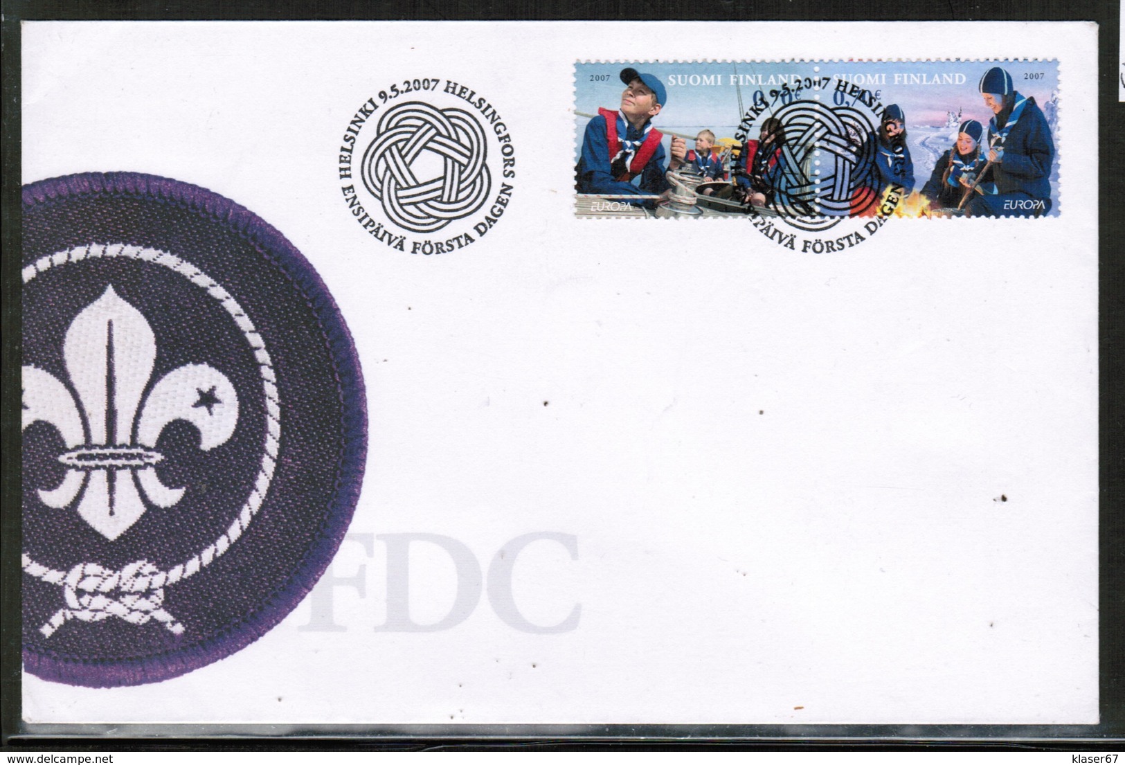 CEPT 2007 FI MI 1847-48 FINLAND FDC - 2007