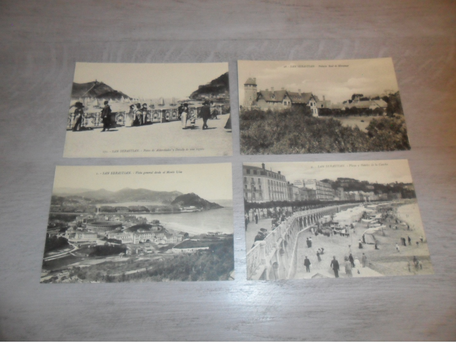 Beau lot de 60 cartes postales d' Espagne  España  San Sebastian      Mooi lot van 60 postkaarten van Spanje - 60 scans