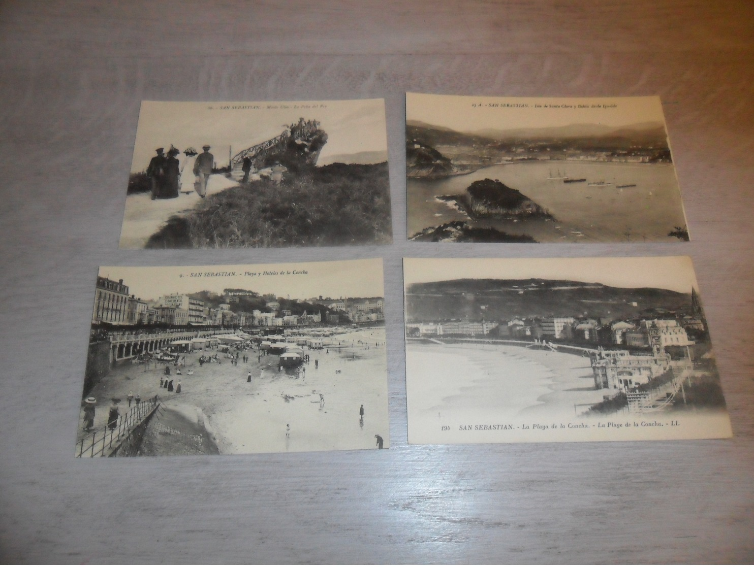 Beau lot de 60 cartes postales d' Espagne  España  San Sebastian      Mooi lot van 60 postkaarten van Spanje - 60 scans