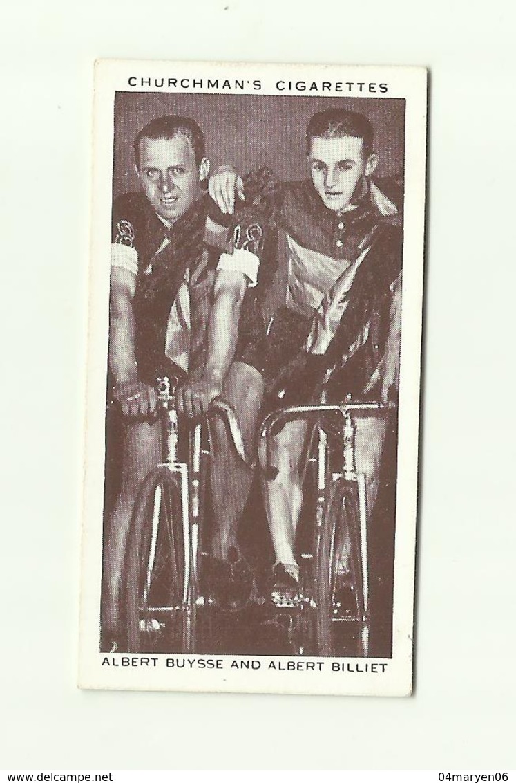 ** ALBERT  BUYSSE  And  ALBERT  BILLIET **.- - Cyclisme