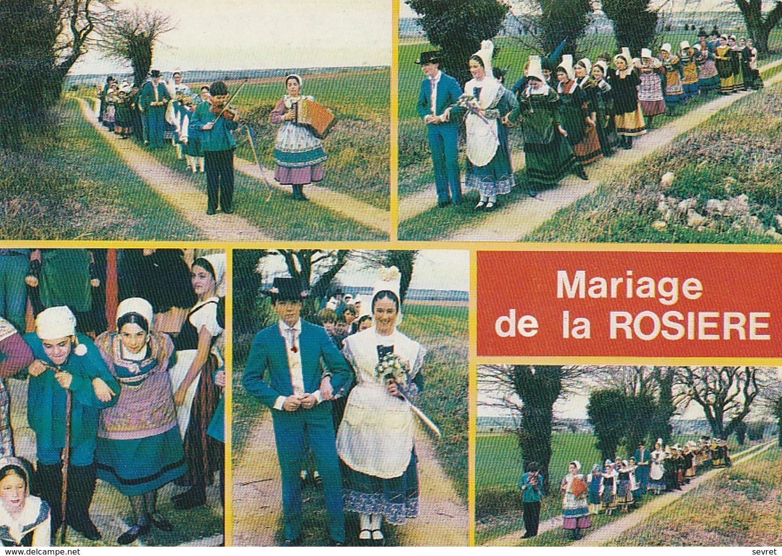 La MOTHE ST HERAY. Mariage De La ROSIERE. CPM RARE - La Mothe Saint Heray