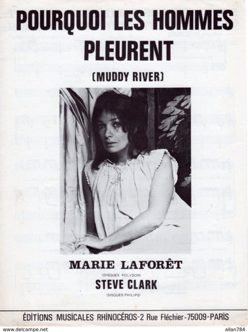 PARTITION MARIE LAFORET - POURQUOI LES HOMMES PLEURENT - 1973 - EXC ETAT PROCHE DU NEUF - - Autres & Non Classés