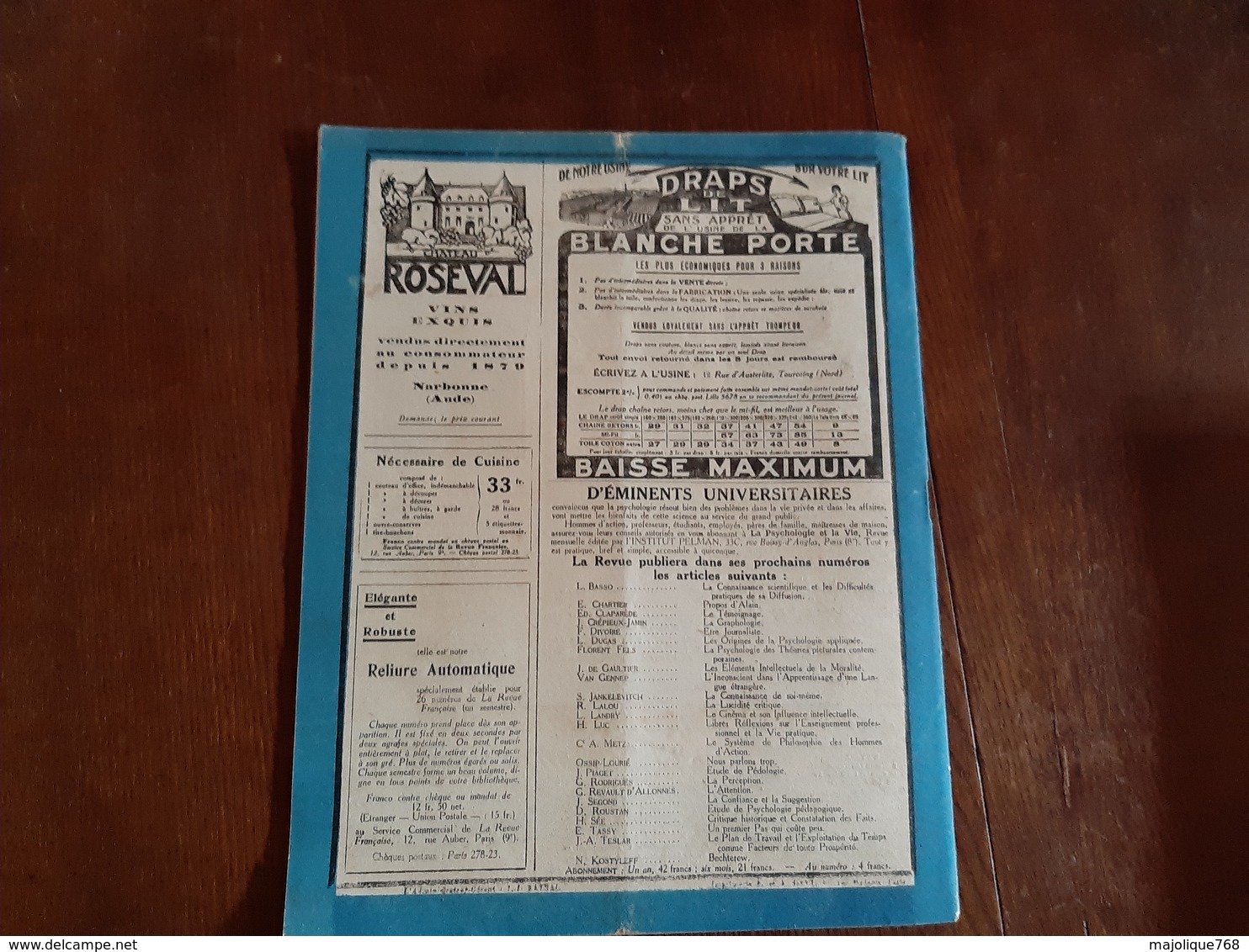 La Revue Française Hebdomadaire - 22 Année N°18 Le 1 Mai 1927 - - 1900 - 1949