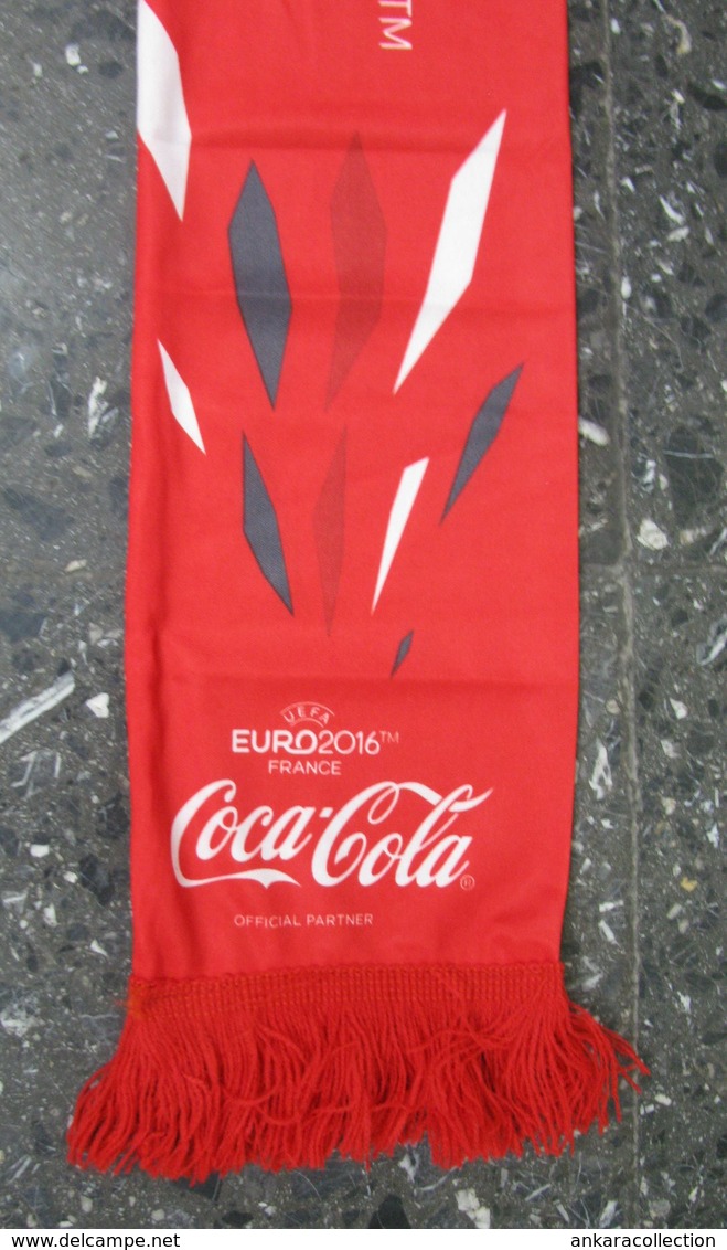 AC - COCA COLA UEFA EURO 2016 FRANCE SCARF BRAND NEWCIRCULATED - Abbigliamento, Souvenirs & Varie