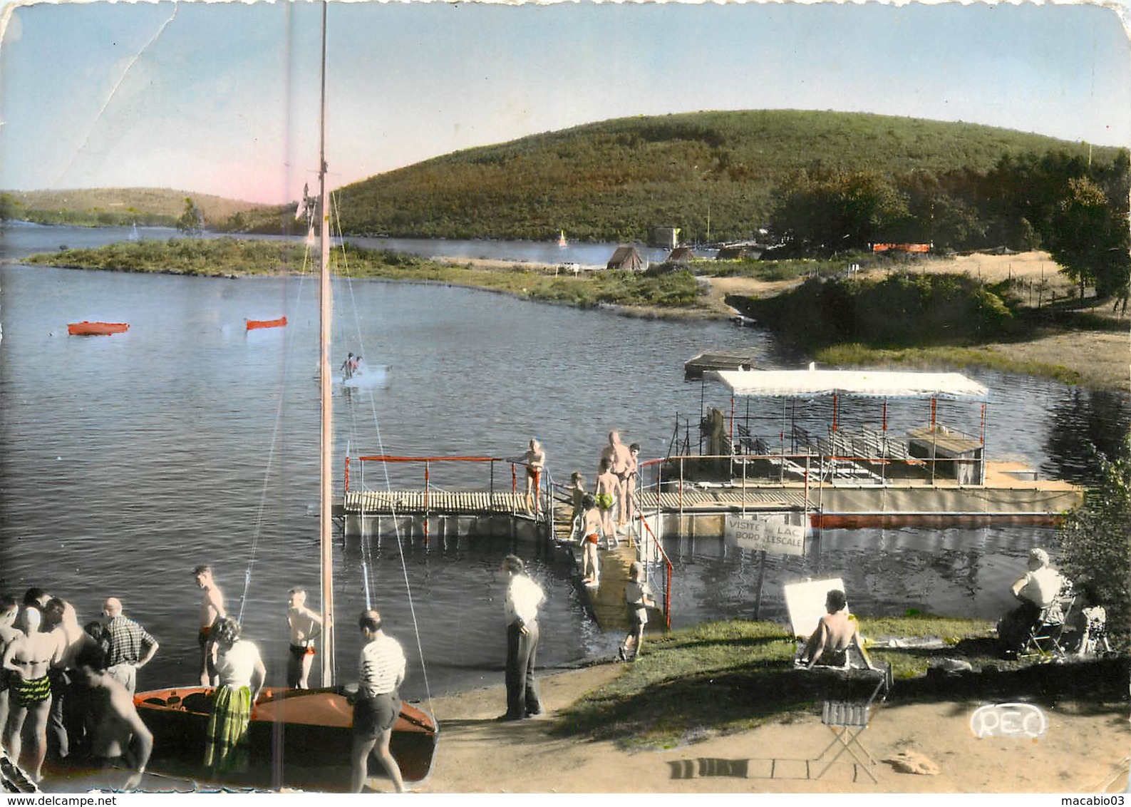 23 Creuse  :  Royère Plage Du Bar De L'escale Dans La Baie D' Aufelle    Réf 6862 - Royere