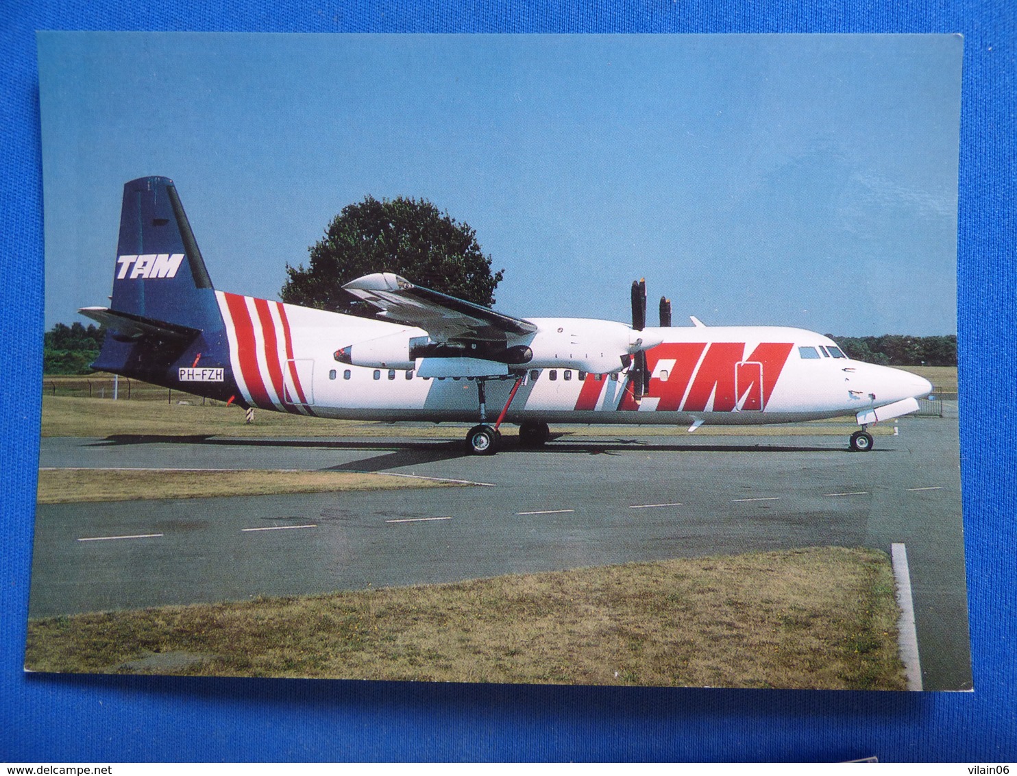 FOKKER 50   TAM BRAZIL   PH FZH - 1946-....: Ere Moderne