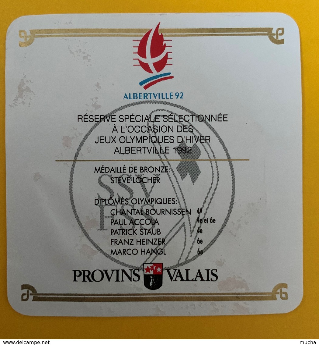 11315 - Jeux Olympiques Alberville 1992 Dôle Du Valais  Suisse - Sci