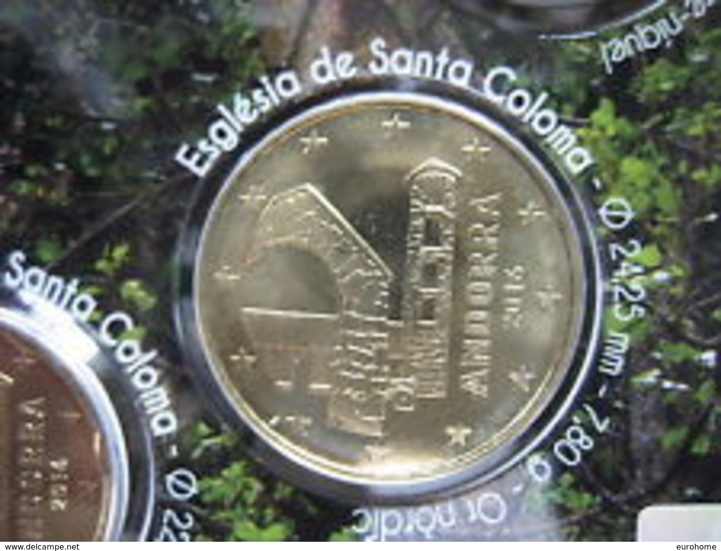 Andorra 2016    50 Cent   UNC Uit De BU  UNC Du Coffret !! - Andorre