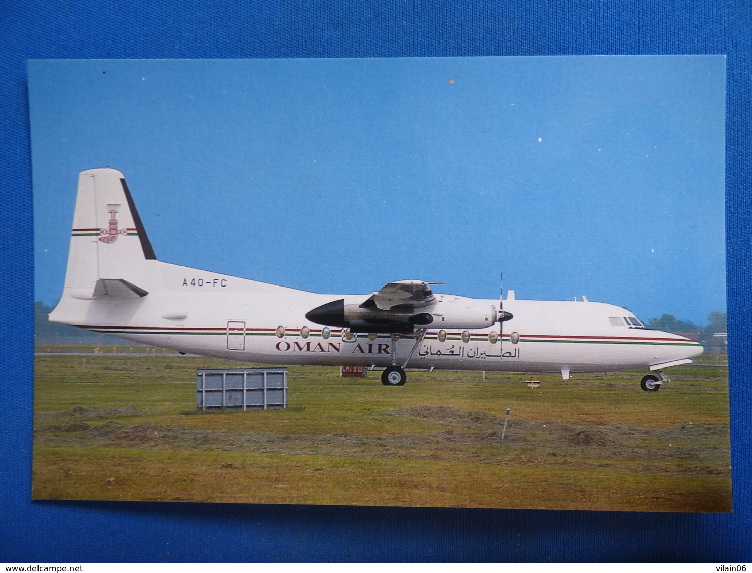 FOKKER 27   OMAN AIR   A40 FC - 1946-....: Ere Moderne