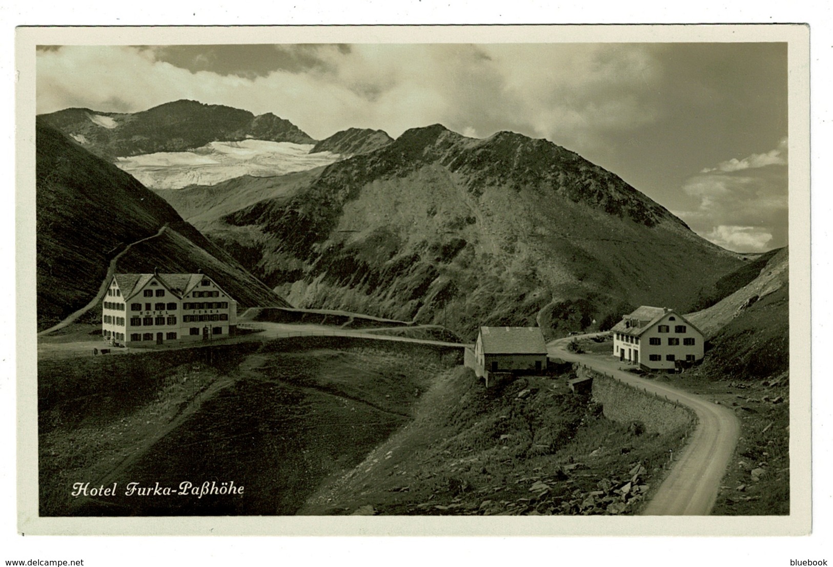 Ref 1313 - Real Photo Postcard - Hotel Furka-Passhohe - Uri Switzerland - Cachet - Other & Unclassified