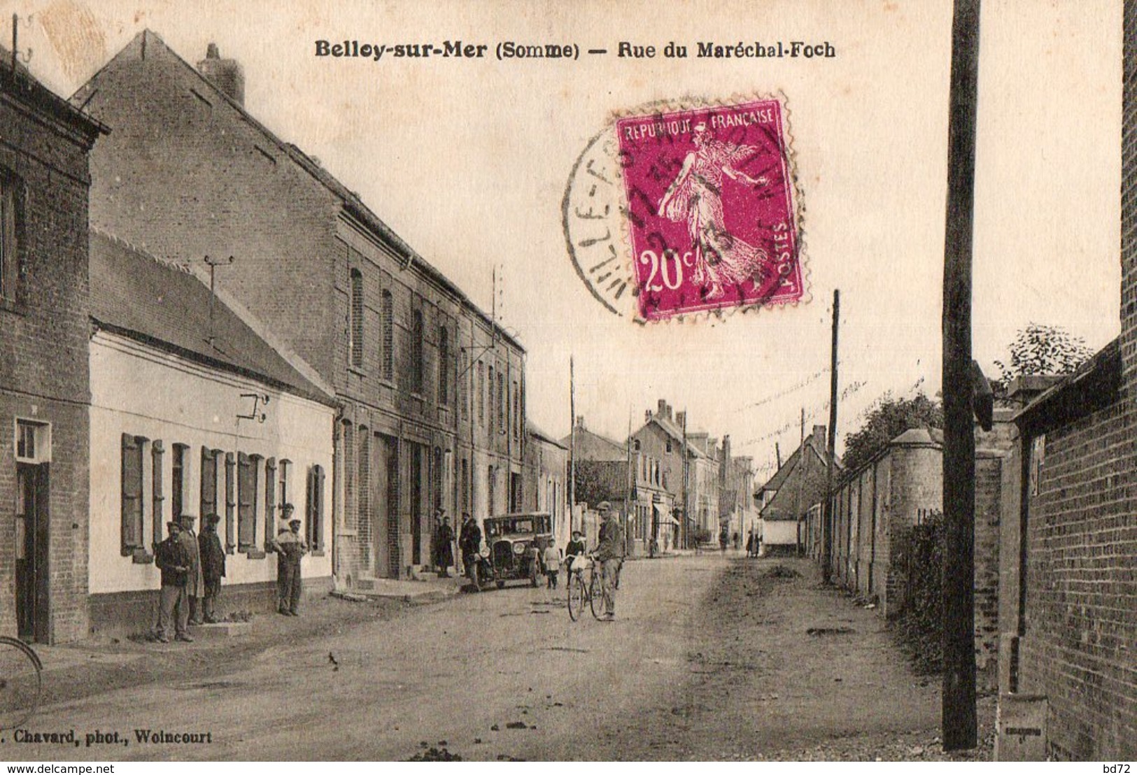 BELLOY SUR MER  ( 80 ) - Rue Du Maréchal Foch - Andere & Zonder Classificatie