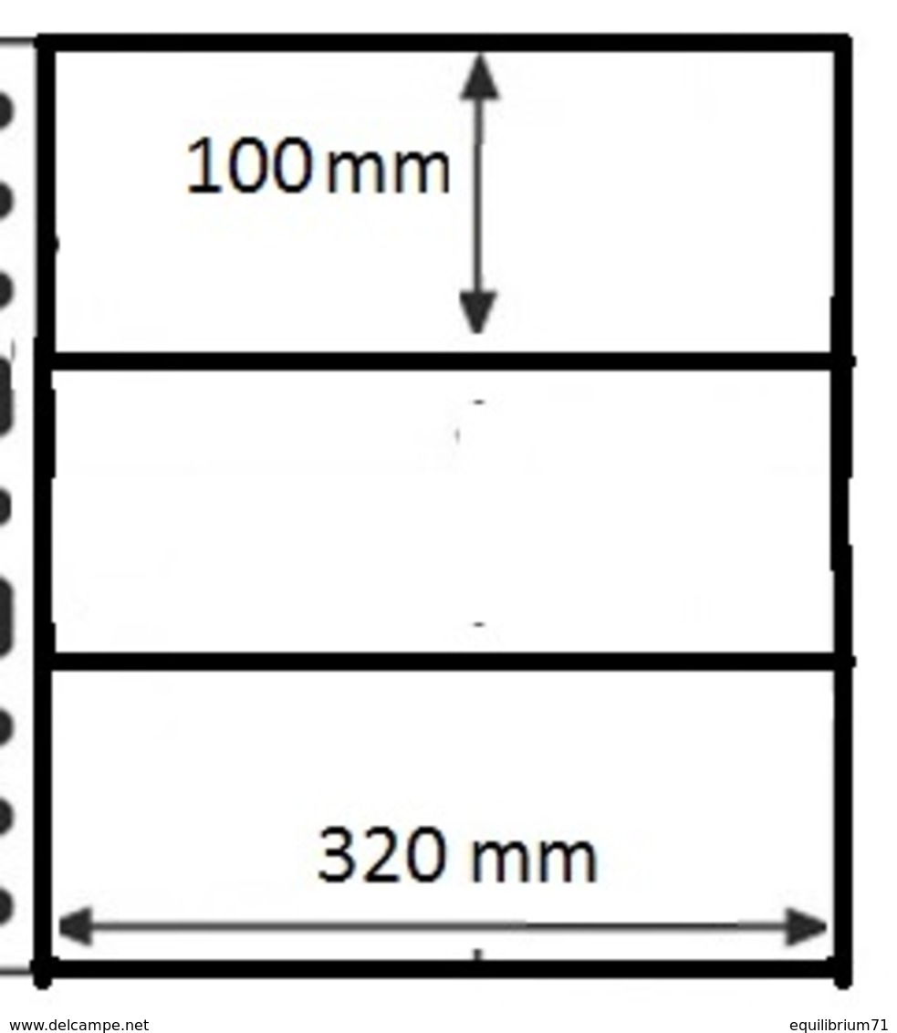 10 Pochettes GF  NEUVES/NIEUW - 3 Cases / 10 GF Mappen - 3 Vakken - Made In Belgium - Autres & Non Classés