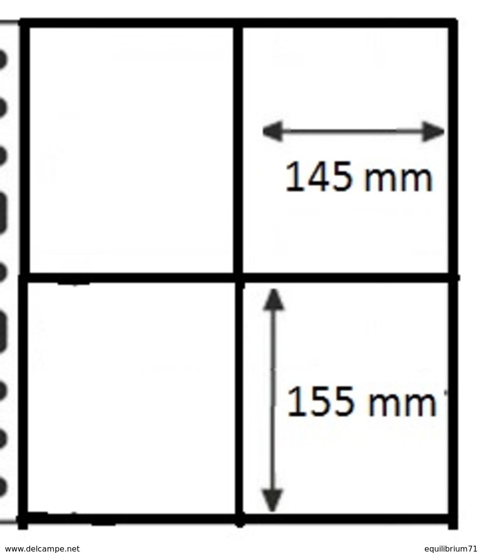 10 Pochettes GF  NEUVES/NIEUW - 4 Cases / 10 GF Mappen - 4 Vakken - Made In Belgium - Andere & Zonder Classificatie