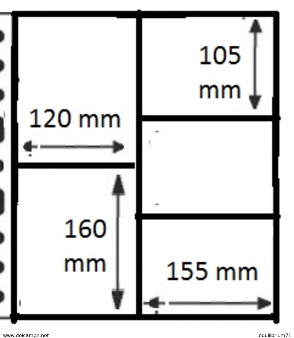 100 Pochettes GF  NEUVES/NIEUW - 5 Cases / 100 GF Mappen - 5 Vakken - Made In Belgium - Autres & Non Classés